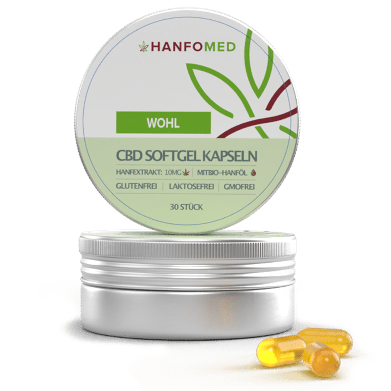 Hanfosan CBD Kapseln WOHL · 10 mg