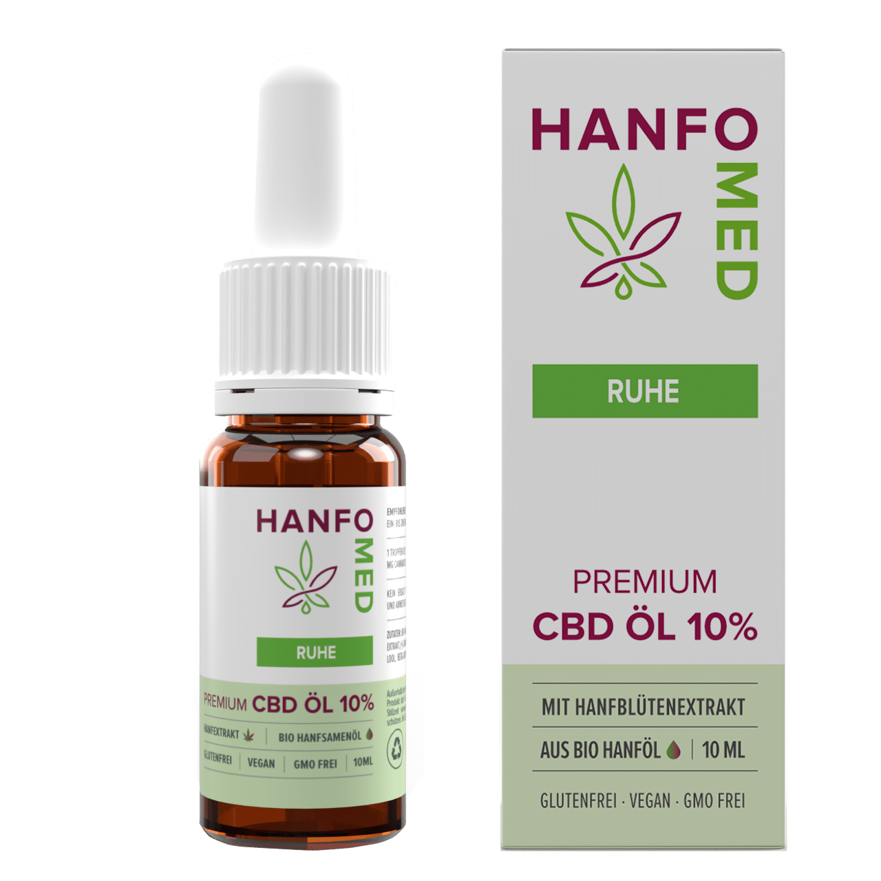 Hanfosan CBD Premium Öl Schlaf "Ruhe" 10 % · 10 ml