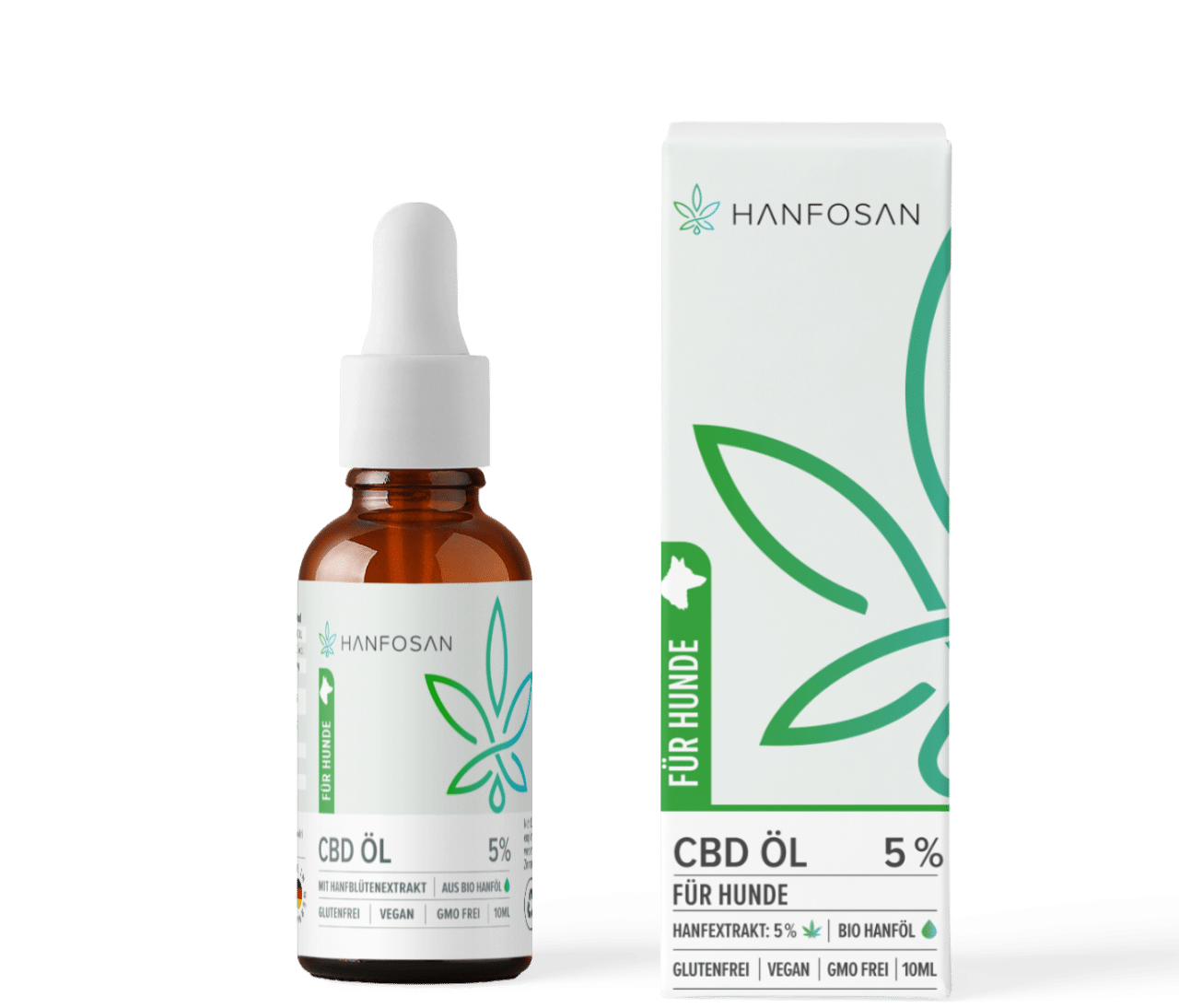 Hanfosan CBD Premium Öl für Hunde 5 % · 10 ml