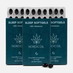 Nordic Oil 3er-Pack: CBD Kapseln mit Melatonin