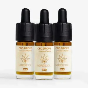 Nordic Oil 3er-Pack: CBD Öl (20%) mit Curcumin