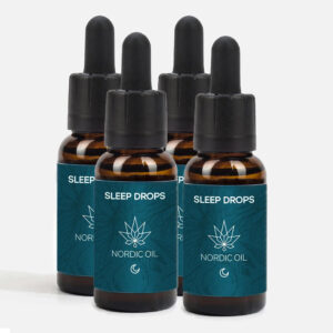 Nordic Oil 4x CBD Schlaftropfen mit Melatonin